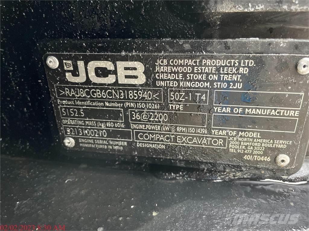 JCB 50Z-1 Mini Escavadoras <7t