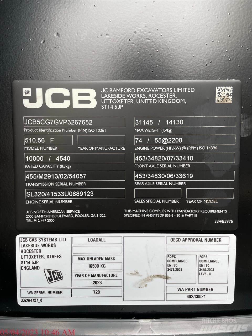 JCB 510-56 Manipuladores telescópicos