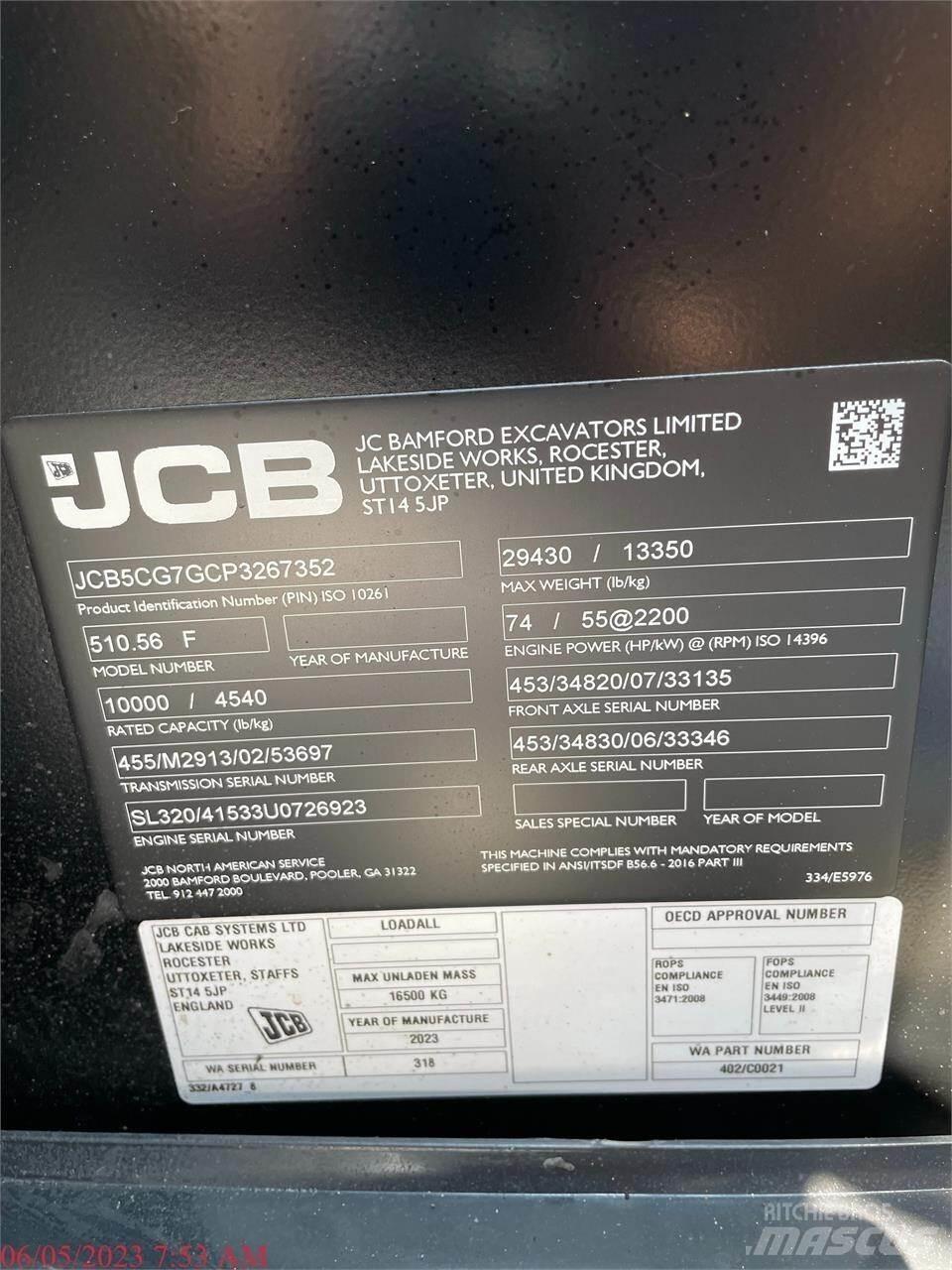 JCB 510-56 Manipuladores telescópicos