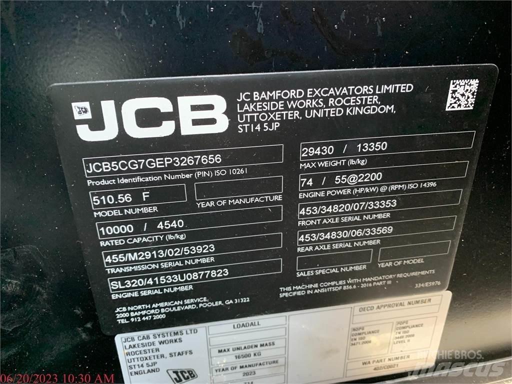 JCB 510-56 Manipuladores telescópicos