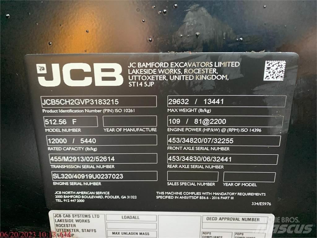 JCB 512-56 Manipuladores telescópicos