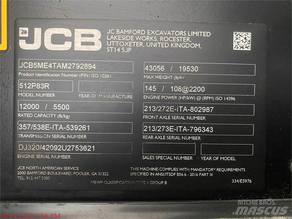 JCB 512-83R Manipuladores telescópicos