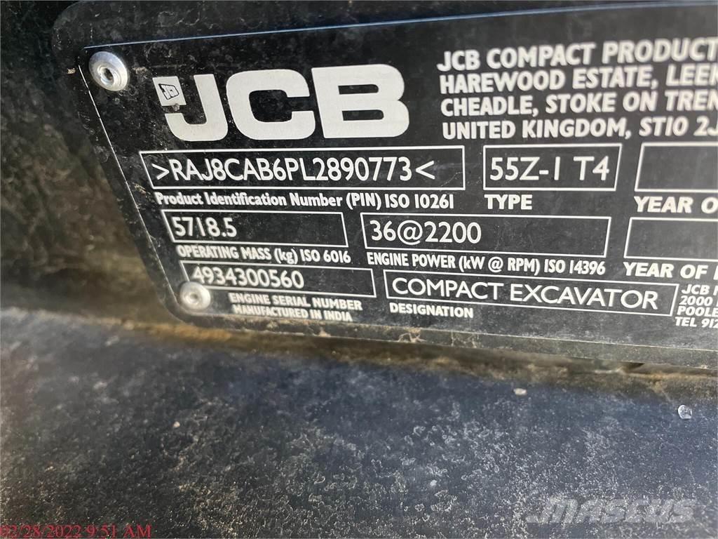 JCB 55Z-1 Mini Escavadoras <7t