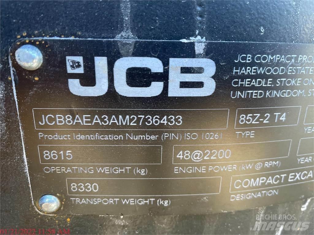 JCB 85Z-2 Escavadoras de rastos