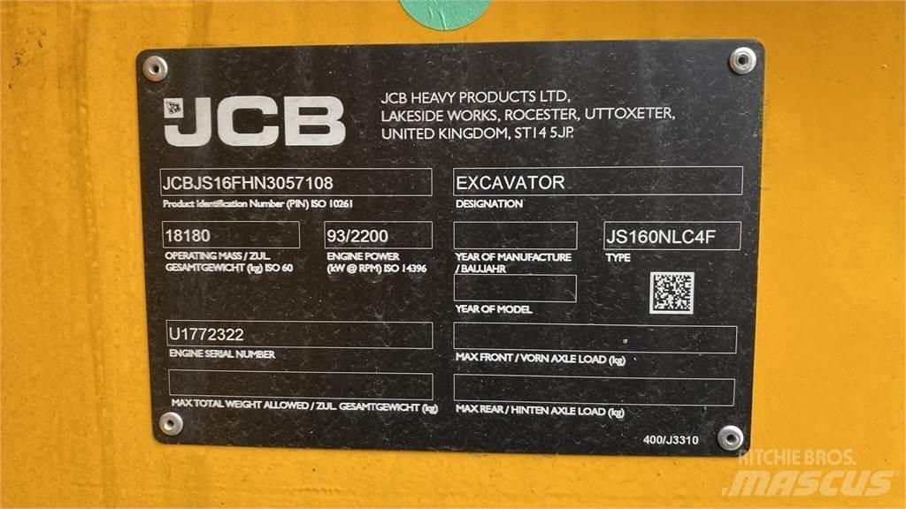 JCB JS160 Escavadoras de rastos