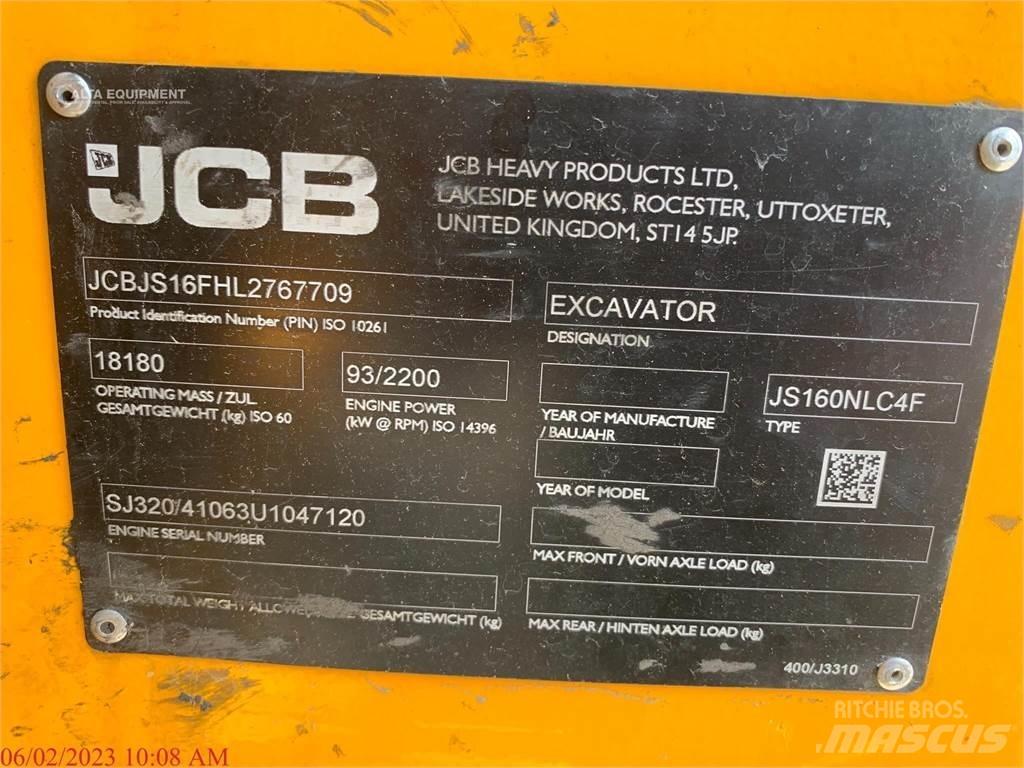 JCB JS160 Escavadoras de rastos