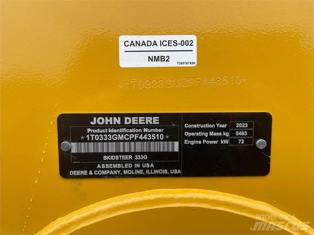 John Deere 333G Carregadoras de direcção deslizante