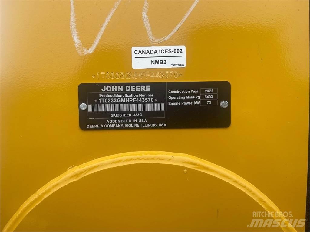 John Deere 333G Carregadoras de direcção deslizante