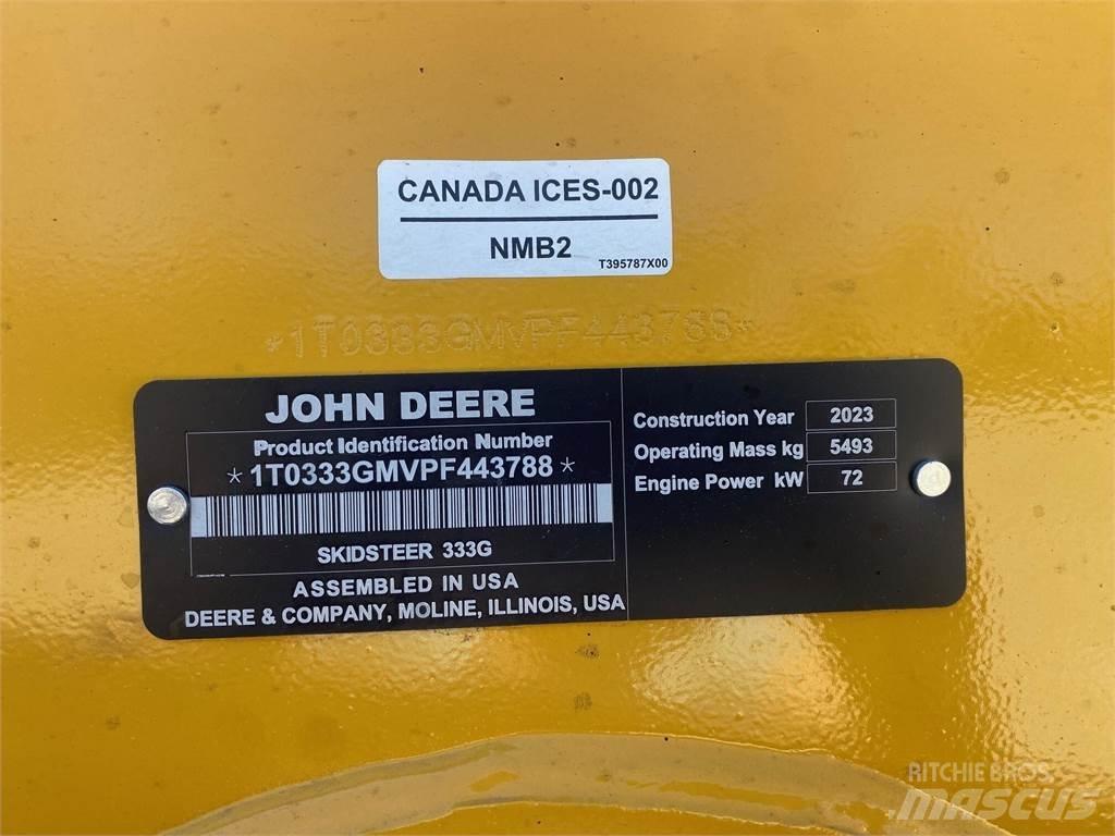 John Deere 333G Carregadoras de direcção deslizante