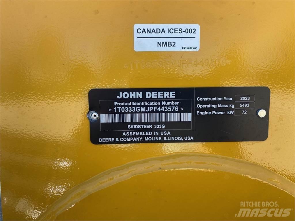 John Deere 333G Carregadoras de direcção deslizante