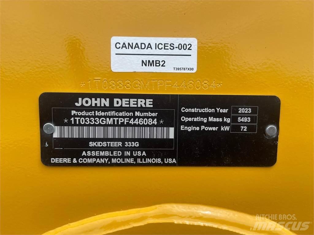 John Deere 333G Carregadoras de direcção deslizante