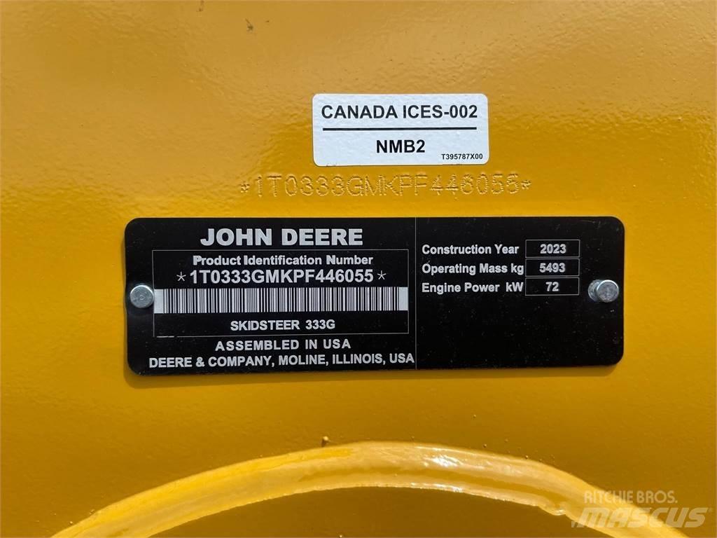 John Deere 333G Carregadoras de direcção deslizante