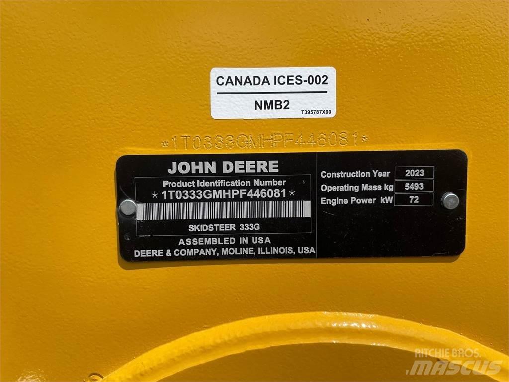 John Deere 333G Carregadoras de direcção deslizante
