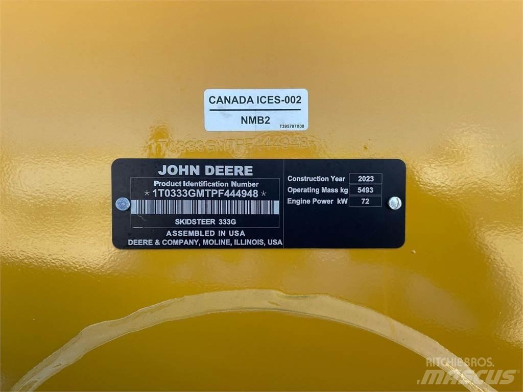 John Deere 333G Carregadoras de direcção deslizante