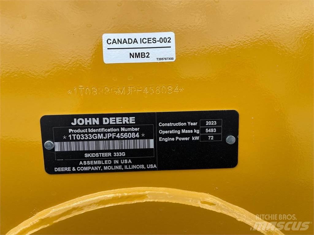 John Deere 333G Carregadoras de direcção deslizante