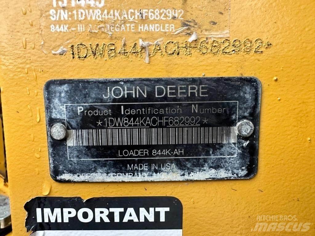 John Deere 844KIII Pás carregadoras de rodas