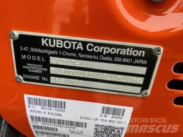 Kubota KX040-4 Mini Escavadoras <7t