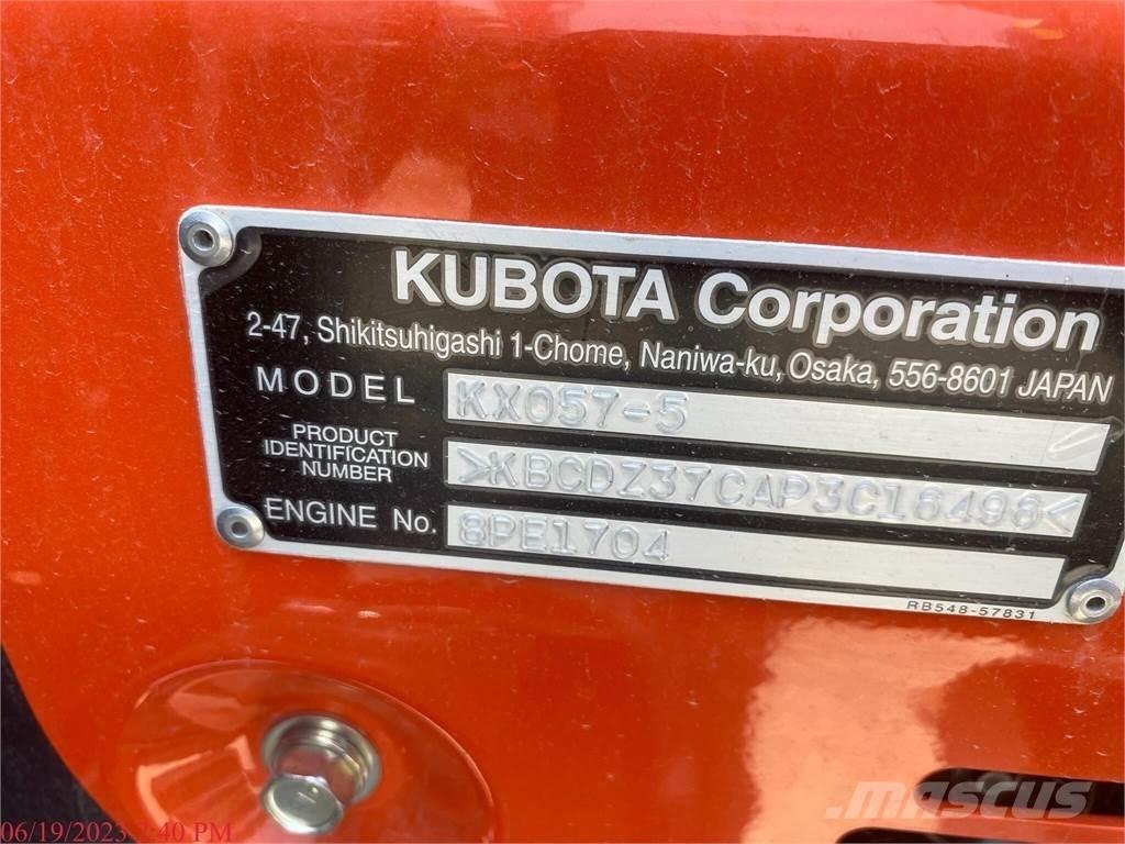 Kubota KX057-5 Escavadoras de rastos