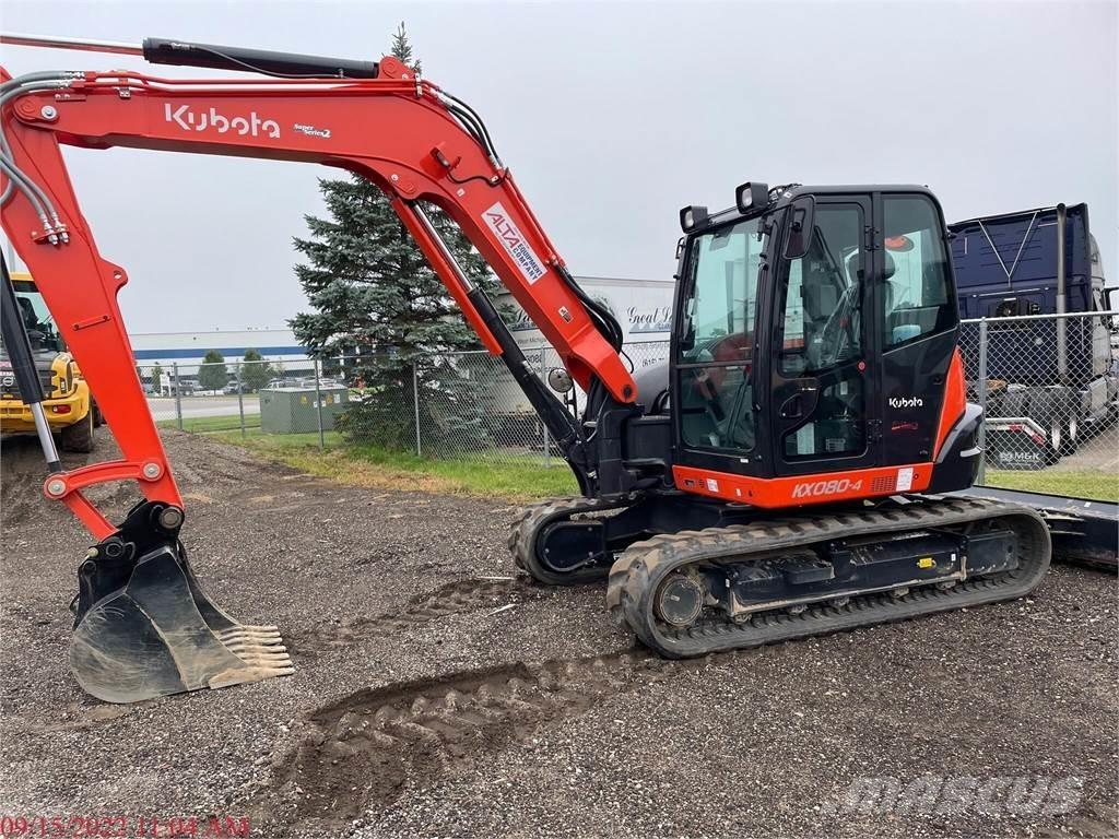 Kubota KX080-4 Escavadoras de rastos