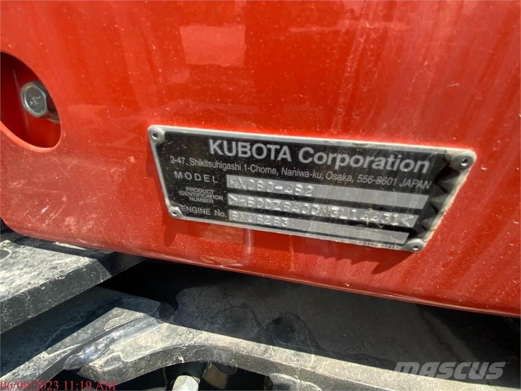 Kubota KX080-4 Escavadoras de rastos