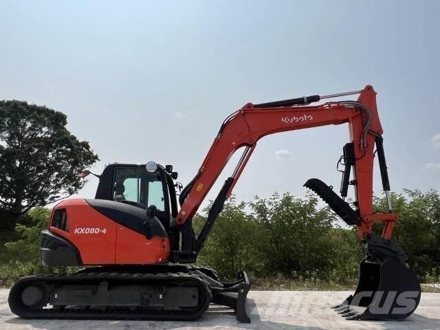 Kubota KX080-4A Escavadoras de rastos