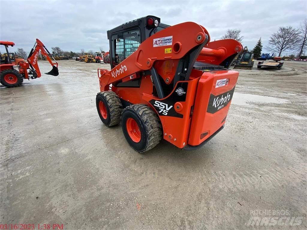 Kubota SSV75 Carregadoras de direcção deslizante