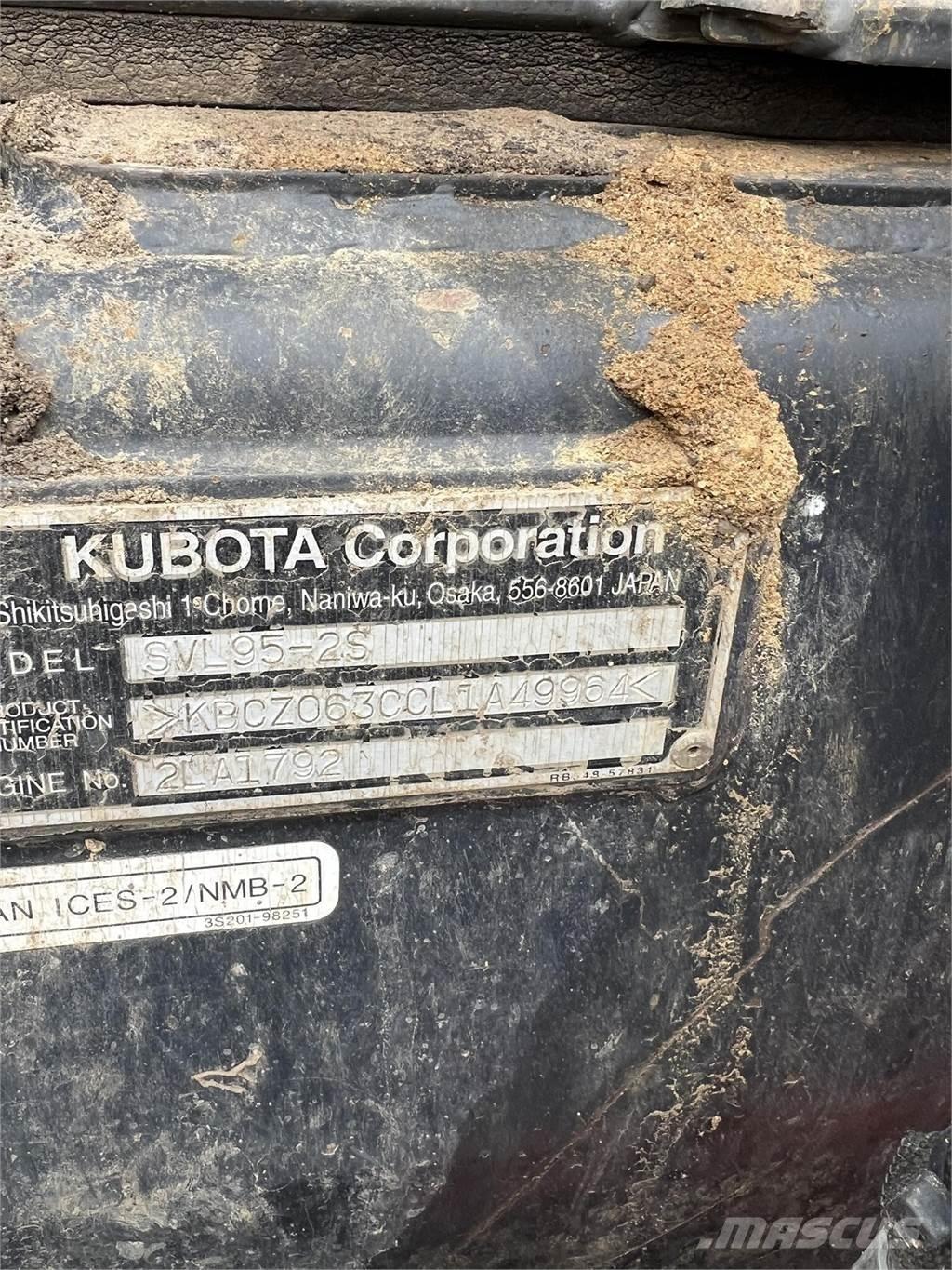 Kubota SVL95-2S Carregadoras de direcção deslizante