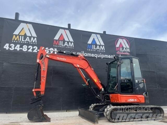 Kubota U56-5 Mini Escavadoras <7t