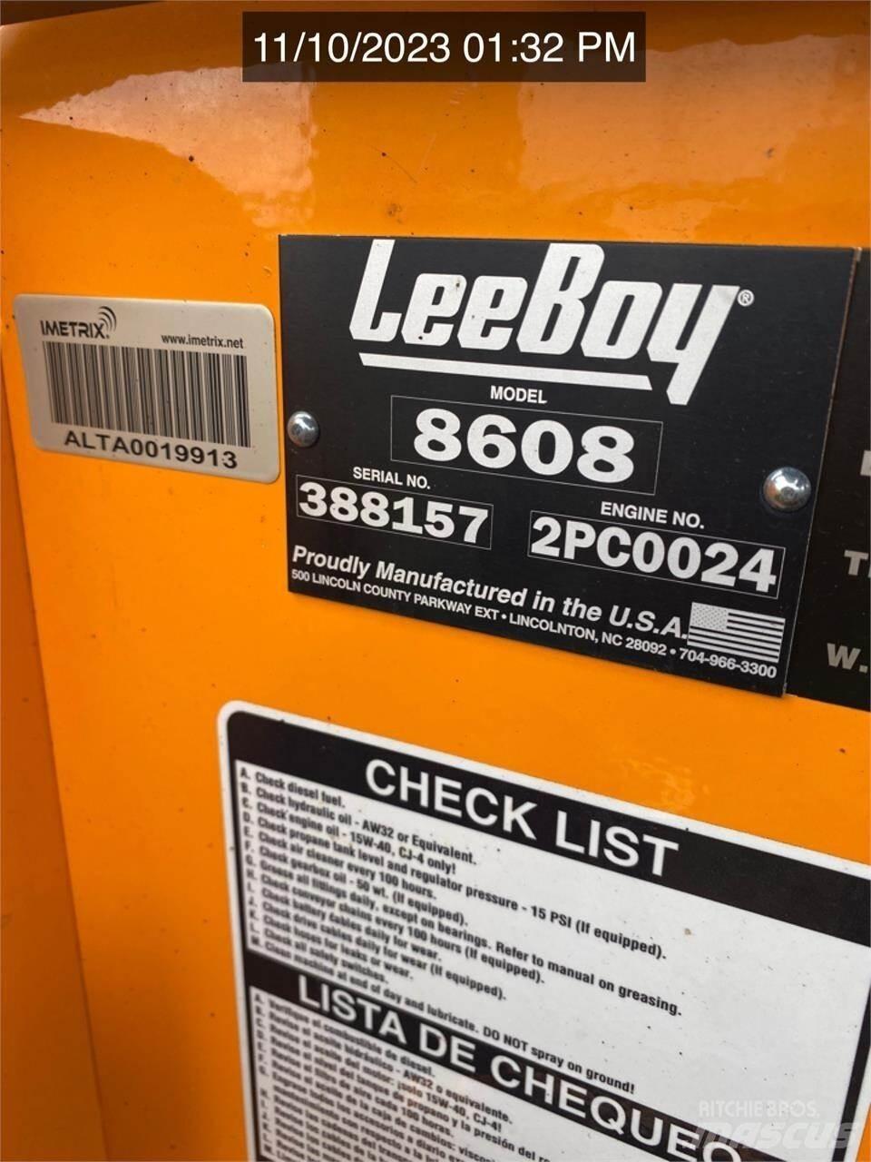 LeeBoy 8608 Pavimentadoras de asfalto