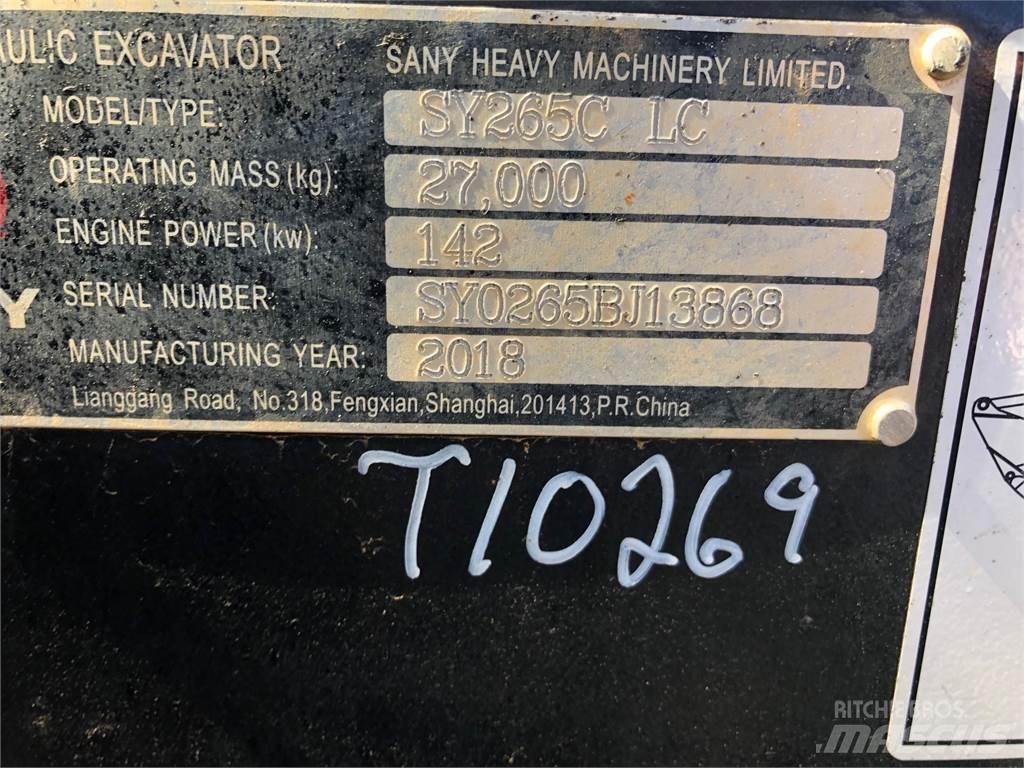 Sany SY265C Escavadoras de rastos