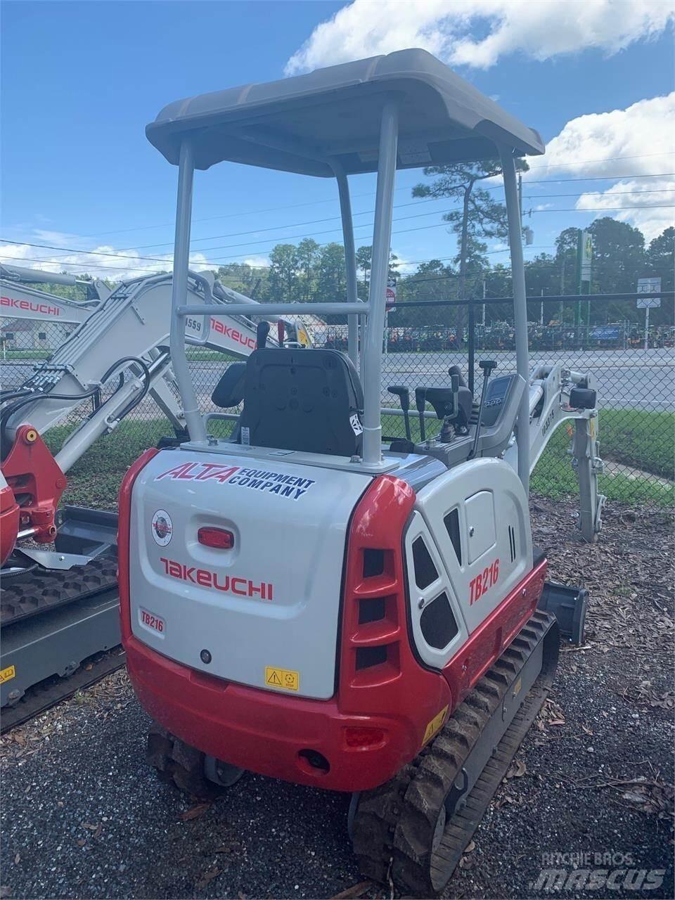 Takeuchi TB216 Mini Escavadoras <7t