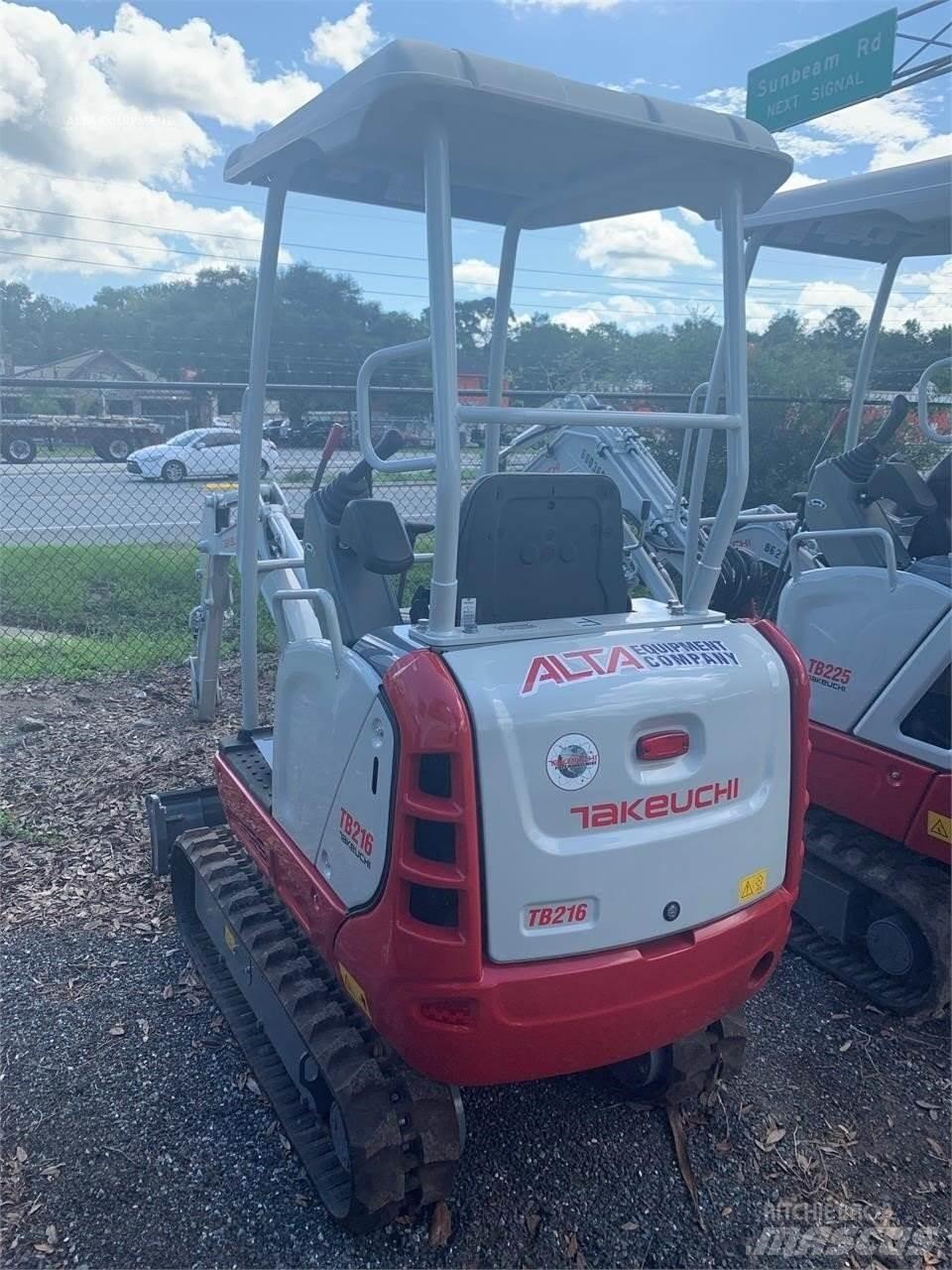 Takeuchi TB216 Mini Escavadoras <7t