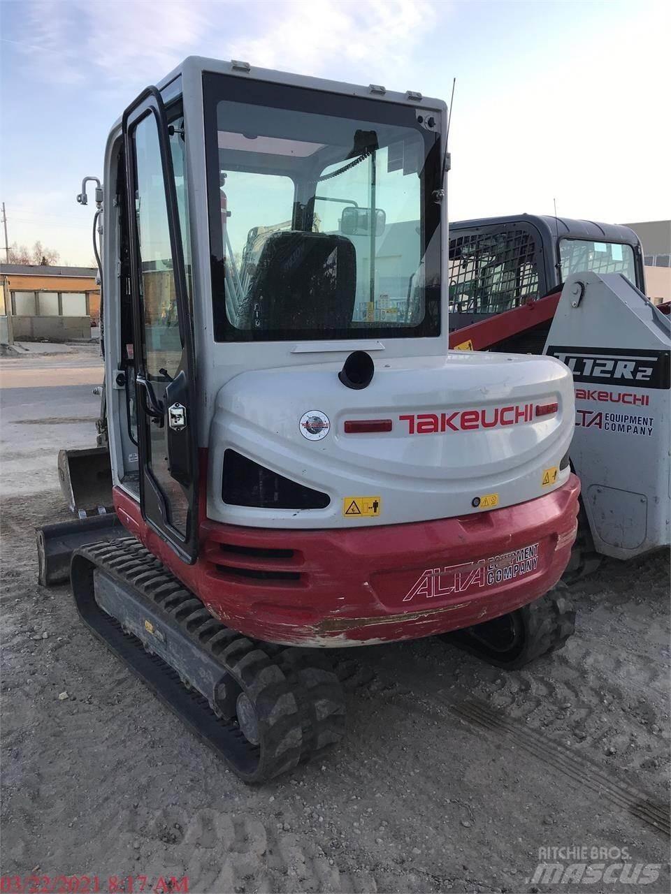 Takeuchi TB240 Mini Escavadoras <7t