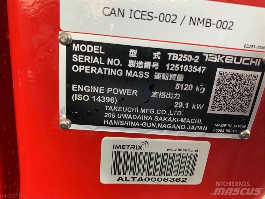 Takeuchi TB250-2 Mini Escavadoras <7t