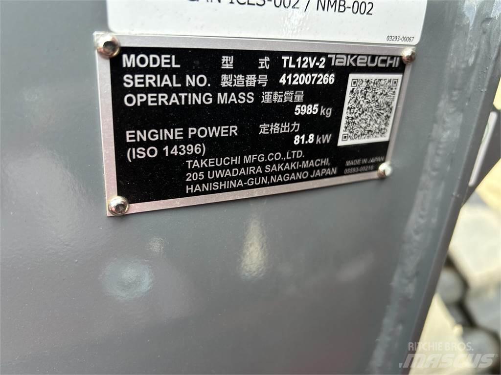 Takeuchi TL12V2 Carregadoras de direcção deslizante