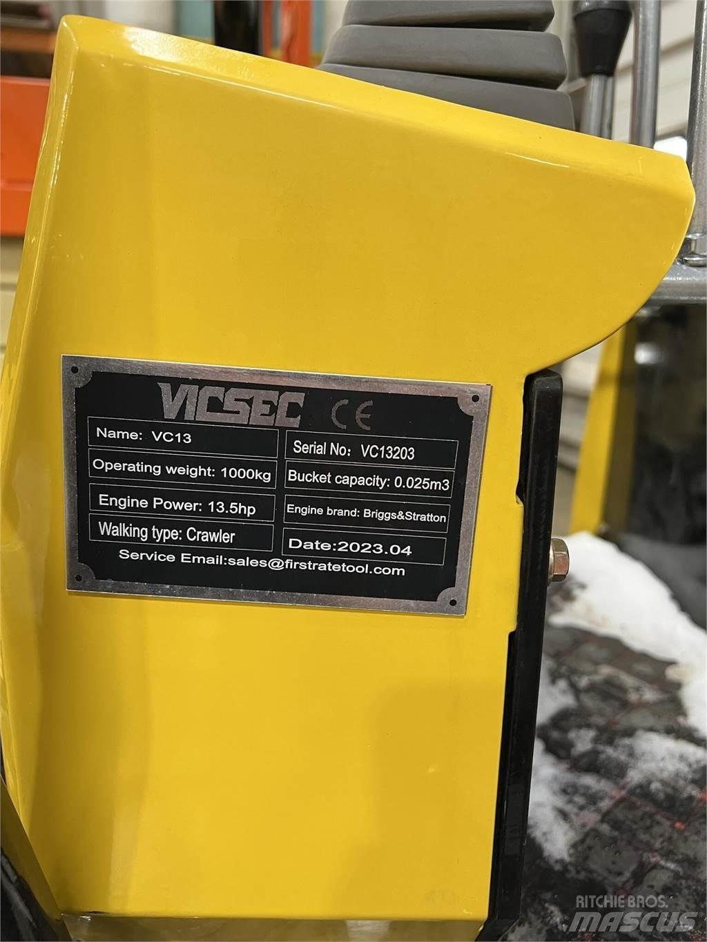 Vicsec VC13 Mini Escavadoras <7t