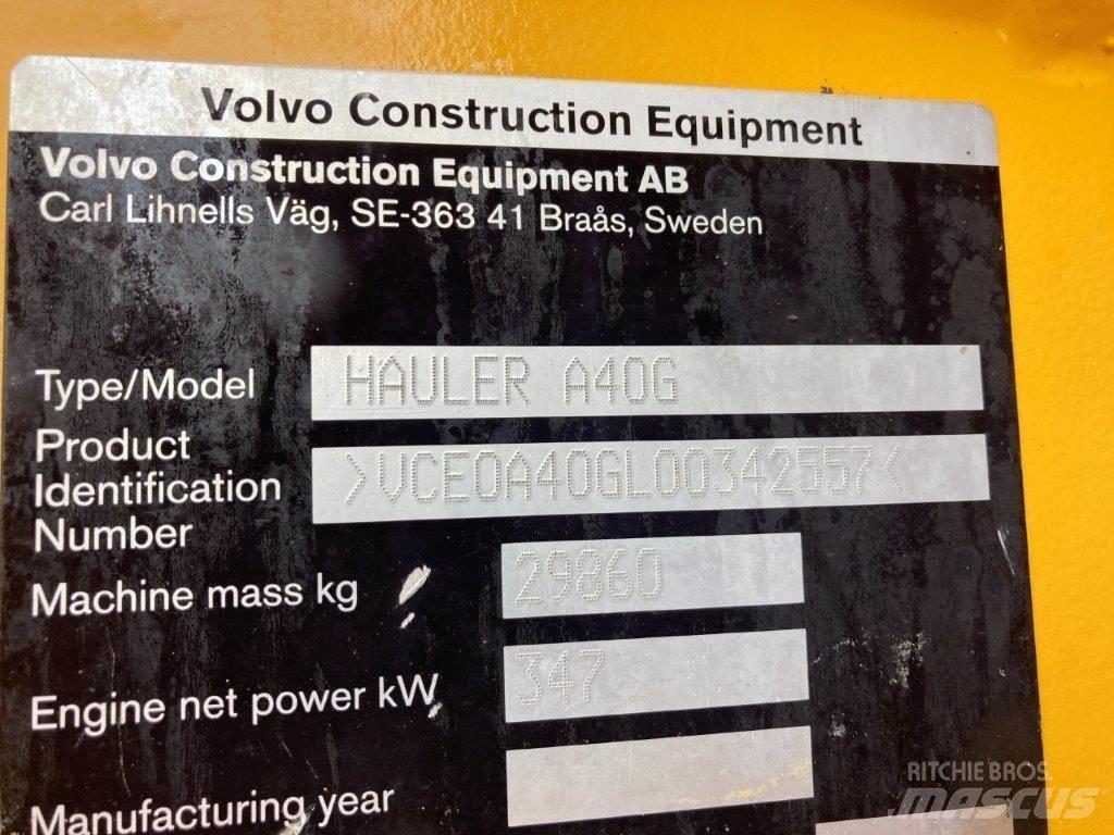 Volvo A40G Camiões articulados