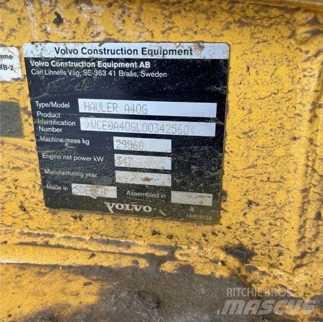 Volvo A40G Camiões articulados