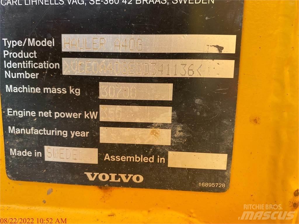 Volvo A40G Camiões articulados