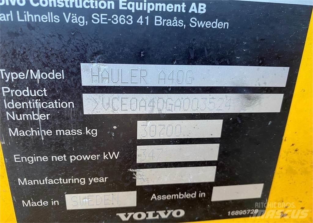 Volvo A40G Camiões articulados