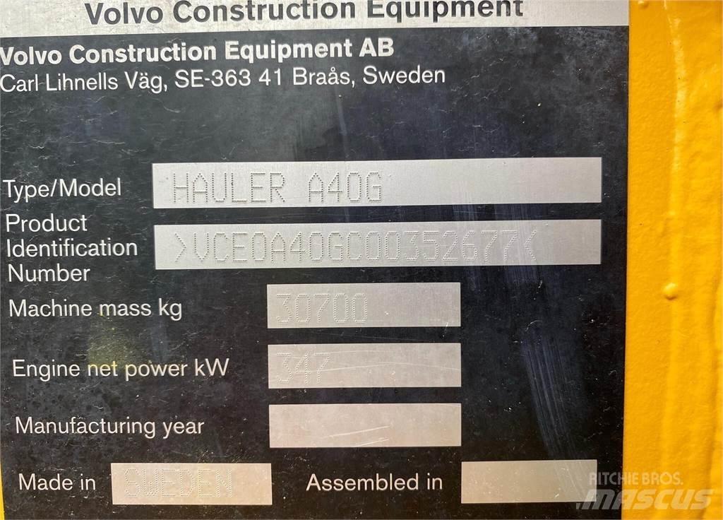 Volvo A40G Camiões articulados