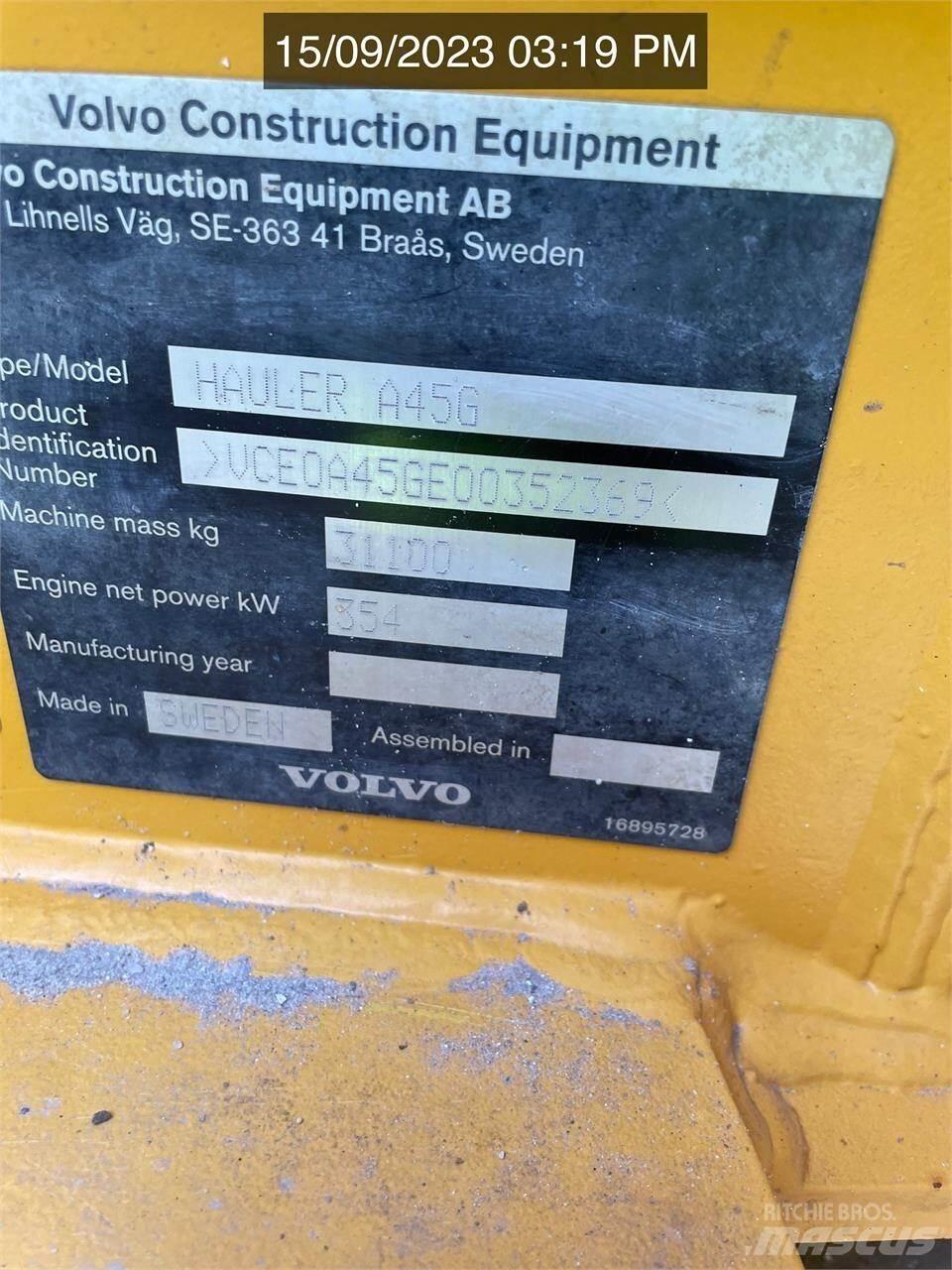 Volvo A45G Camiões articulados