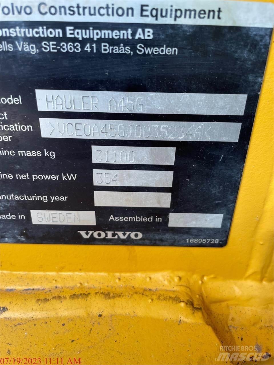Volvo A45G Camiões articulados