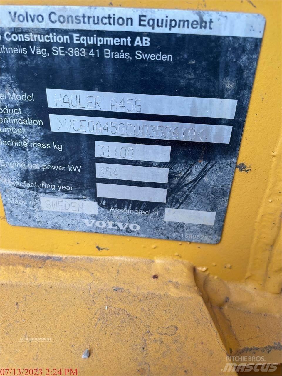 Volvo A45G Camiões articulados