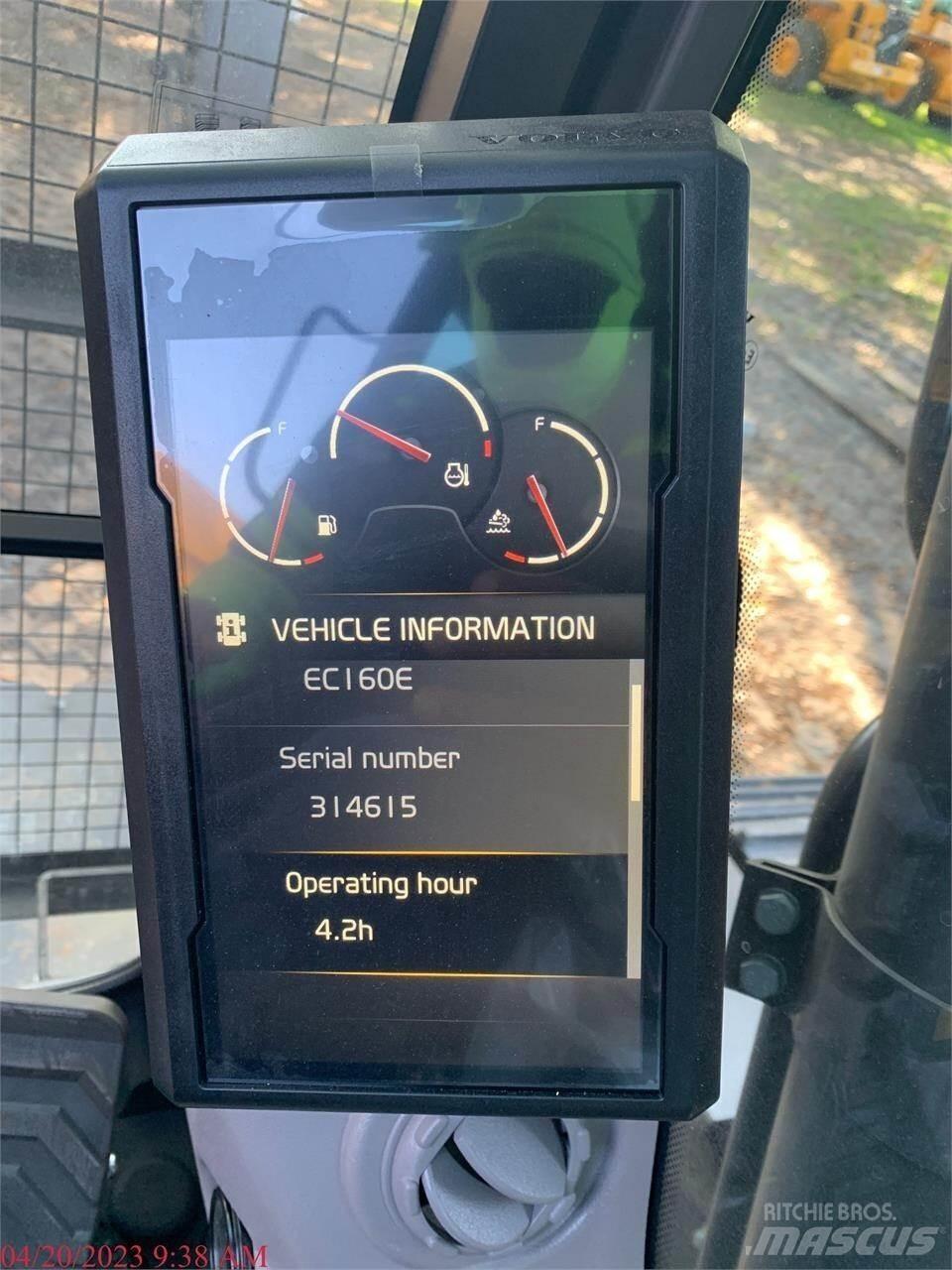 Volvo EC160EL Escavadoras de rastos