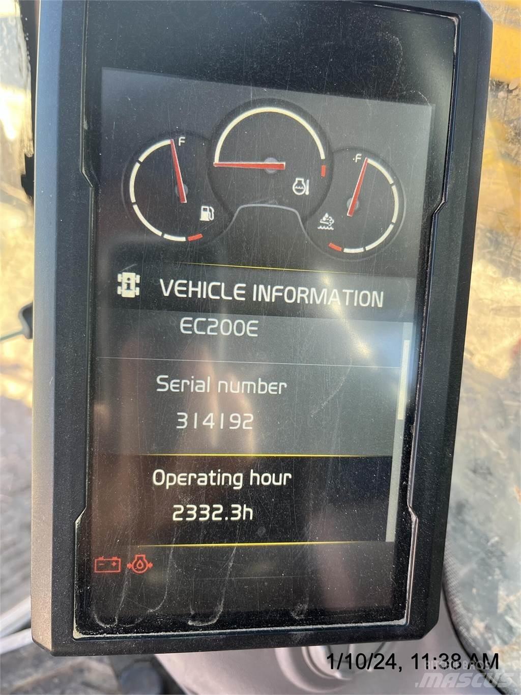 Volvo EC200EL Escavadoras de rastos