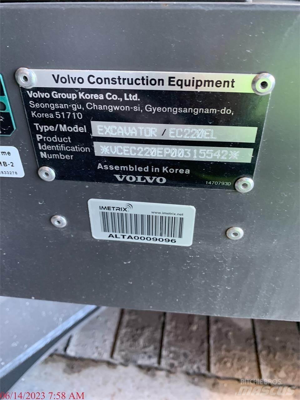 Volvo EC220EL Escavadoras de rastos