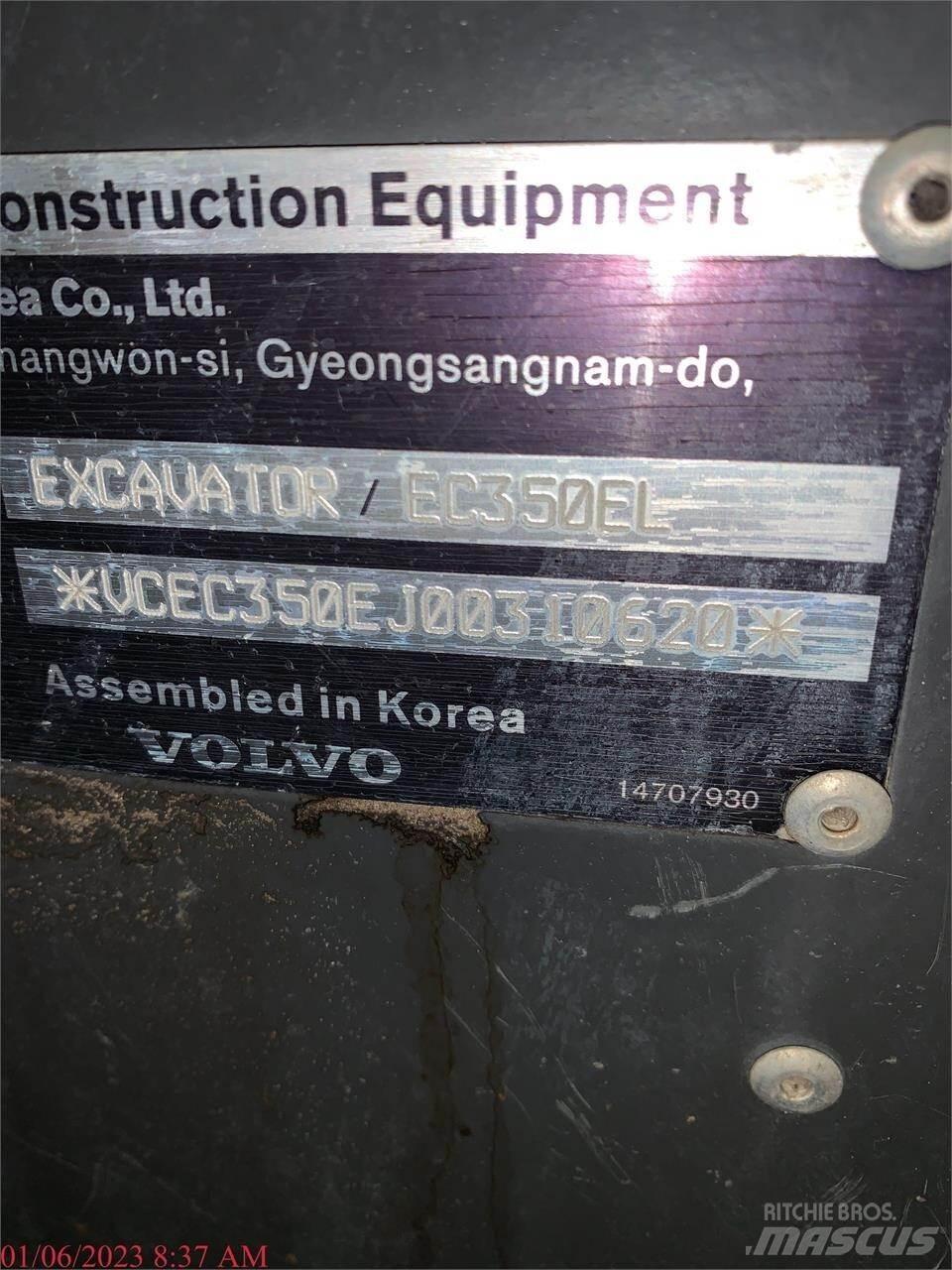 Volvo EC350EL Escavadoras de rastos