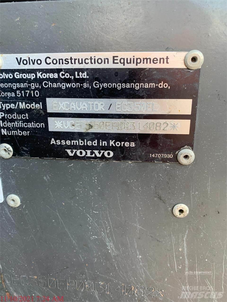 Volvo EC350EL Escavadoras de rastos