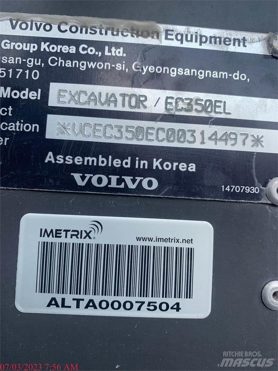 Volvo EC350EL Escavadoras de rastos